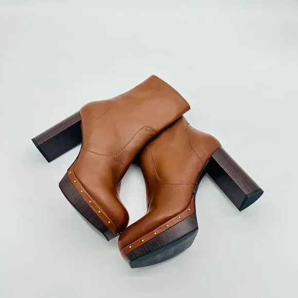 All saint platform heeled bootie - Picture 1 of 9